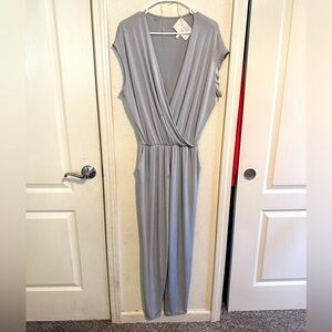 Rachel Ray silver romper/jumpsuit